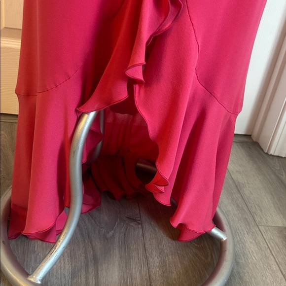 Escada Vintage Y2K Fuchsia Ruffle Formal Dress - Picture 8 of 11